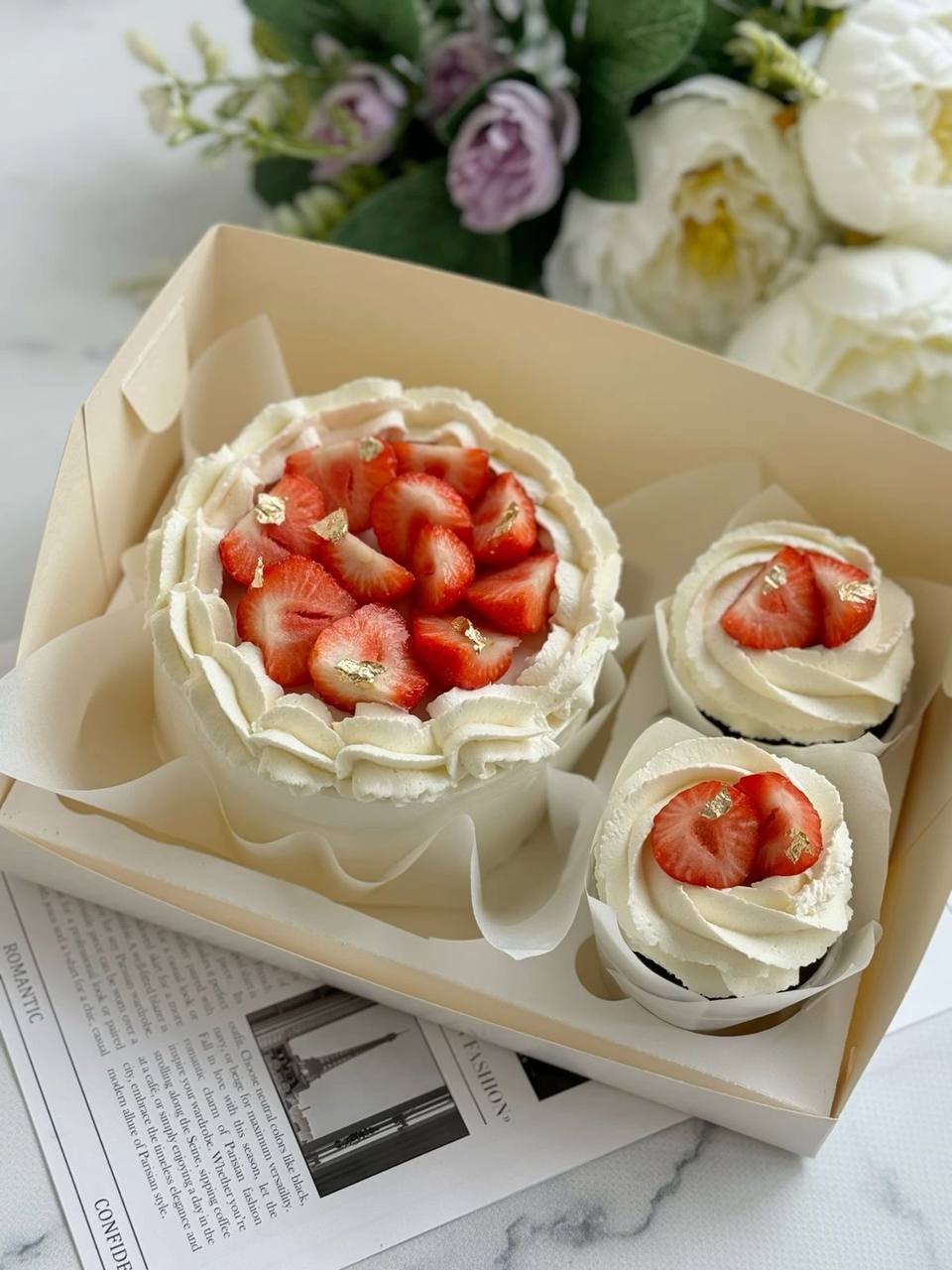 Пример набора бенто торта